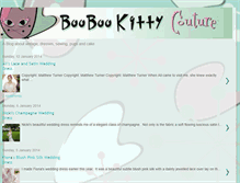 Tablet Screenshot of blog.boobookittycouture.com